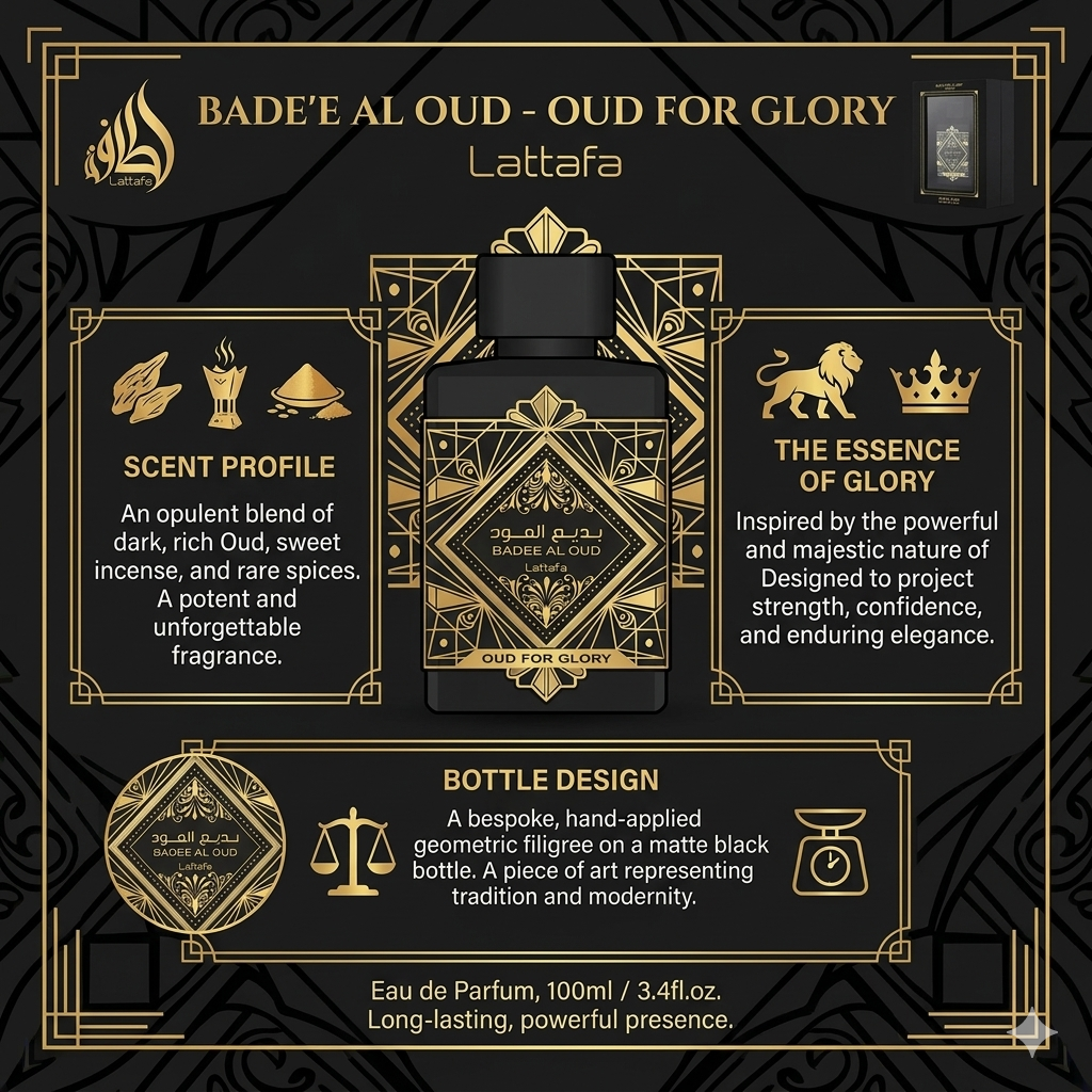 Second image of Bade’e Al Oud Perfume 100ml EDP