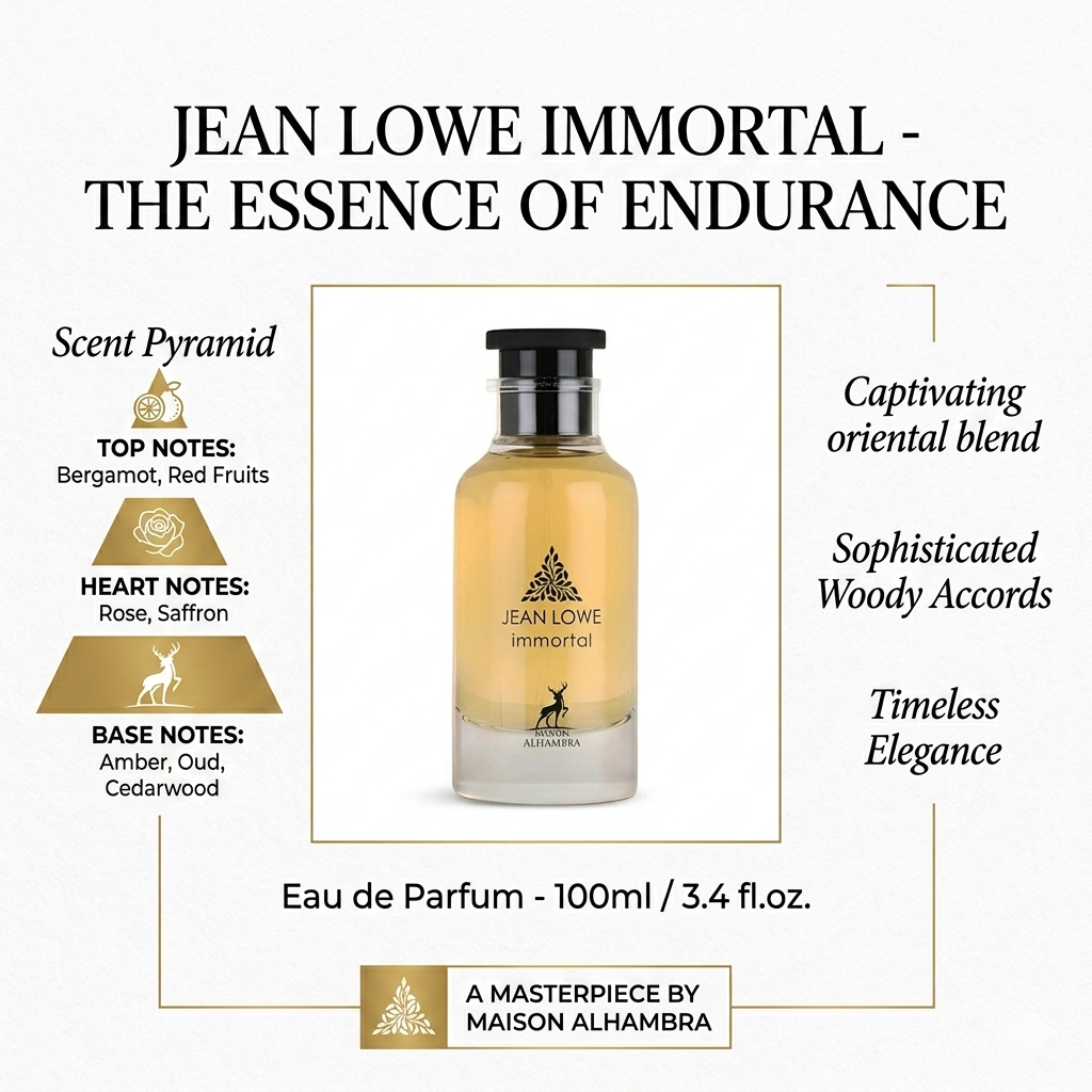 Second image of Jean Lowe Immortel / Immortal 100ml EDP by Maison Alhambra