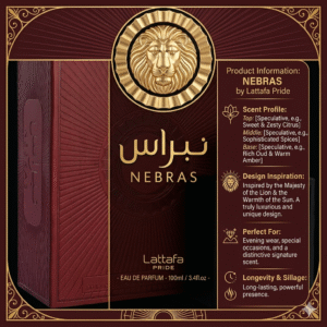 Nebras Eau de Parfum by Lattafa Pride