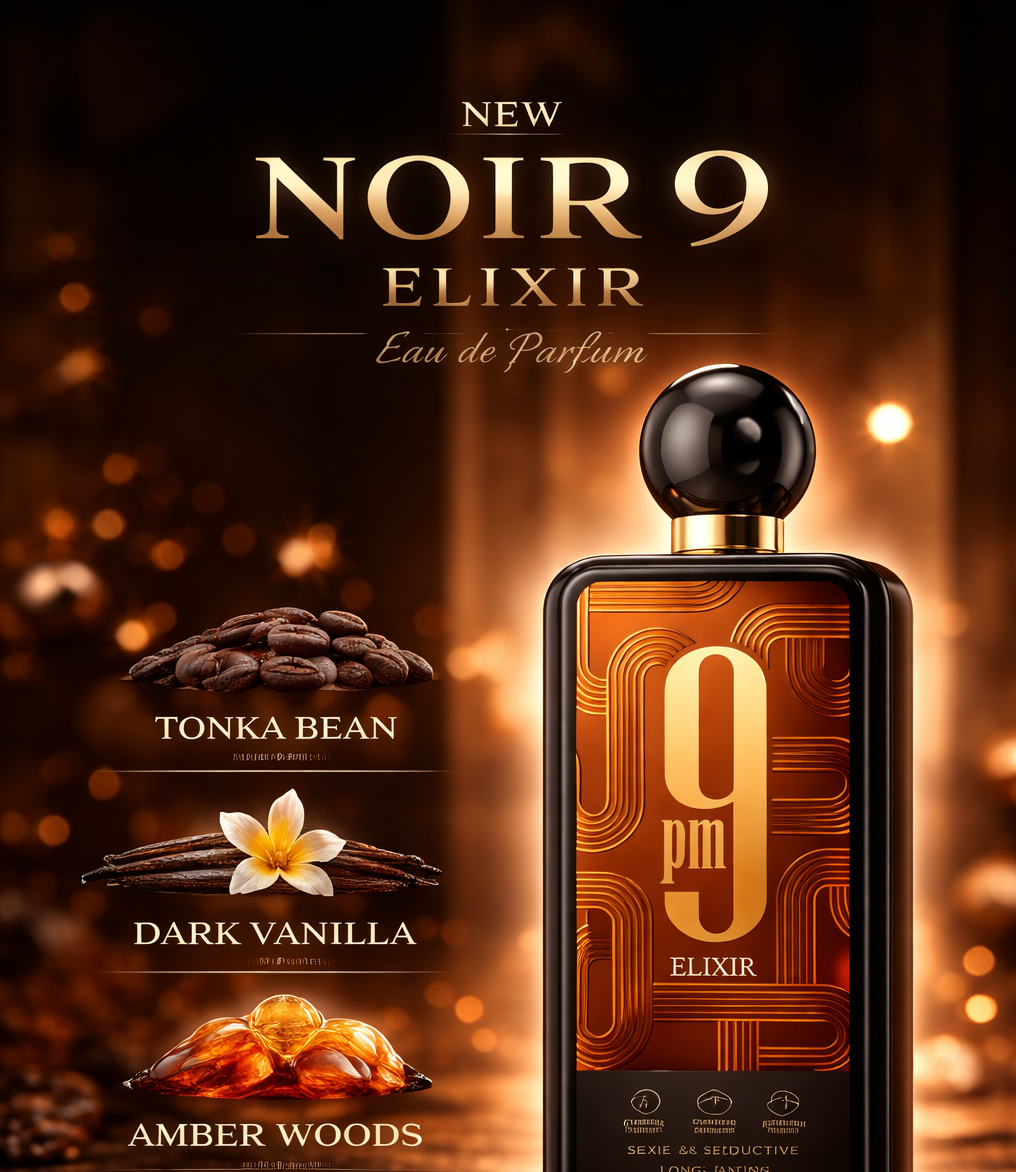 Second image of noir 9 elixir – premium night fragrance with warm amber depth