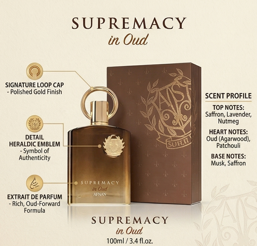 Second image of Afnan Supremacy in Oud Extrait de Parfum (EDP) 100ml Unisex
