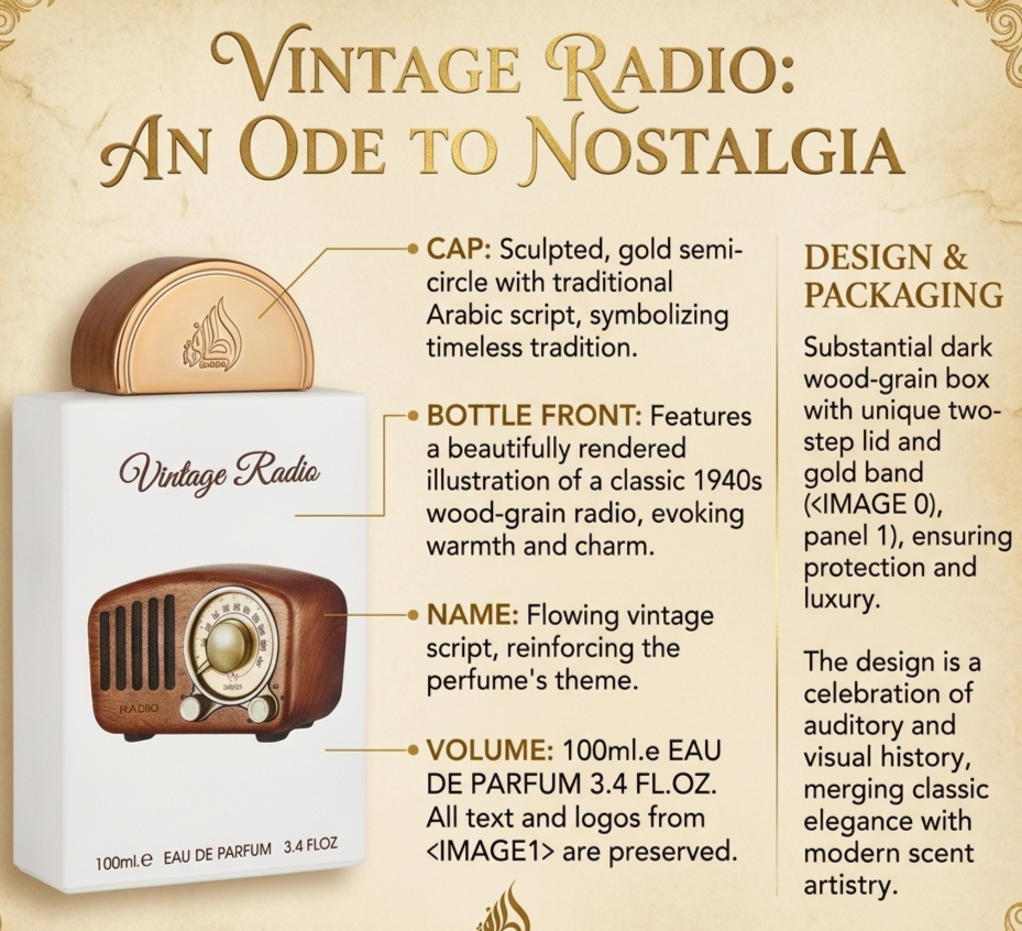 Second image of Vintage Radio 100ml Eau De Parfum Pride