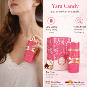Yara Candy fragrance showcase